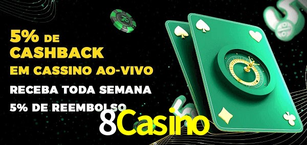 Promoções do cassino ao Vivo 8Casino